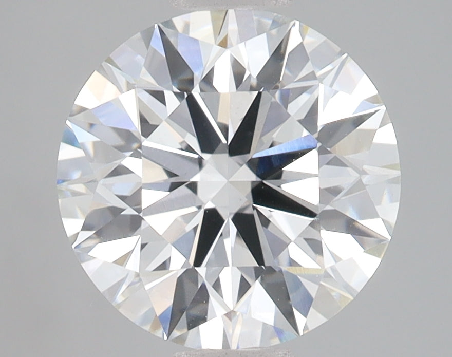 3.0 Carat Round Lab Diamond with  Cut Diamond in 14KT  view 1
