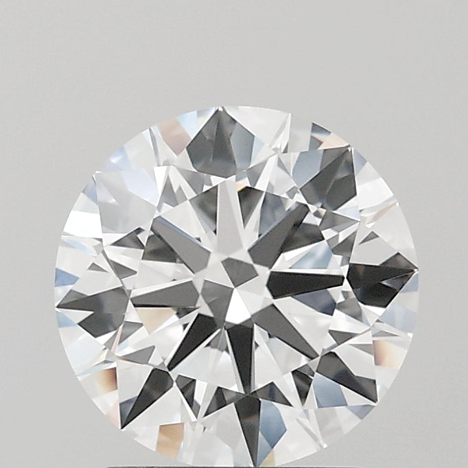 2.1 Carat Round Lab Diamond with  Cut Diamond in 14KT  view 1
