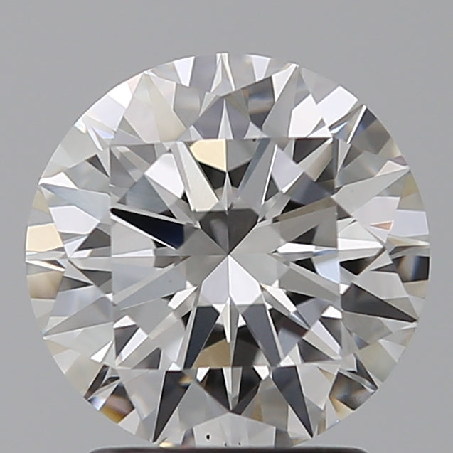 2.0 Carat Round Lab Diamond with  Cut Diamond in 14KT  view 1
