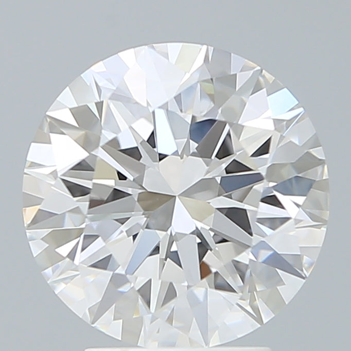 3.59 Carat Round Lab Diamond with  Cut Diamond in 14KT  view 1
