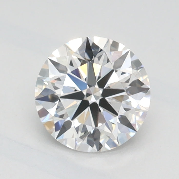 0.6 Carat Round Lab Diamond with  Cut Diamond in 14KT  view 1
