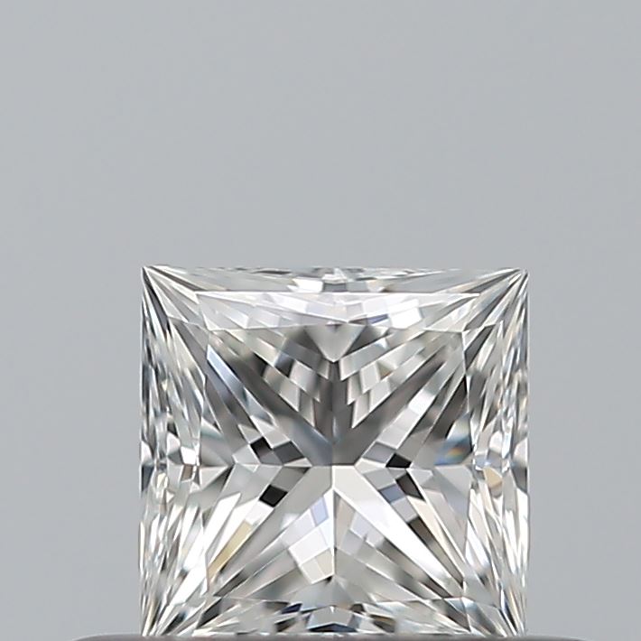 0.31 Carat Princess Natural Diamond with  Cut Diamond in 14KT  view 1
