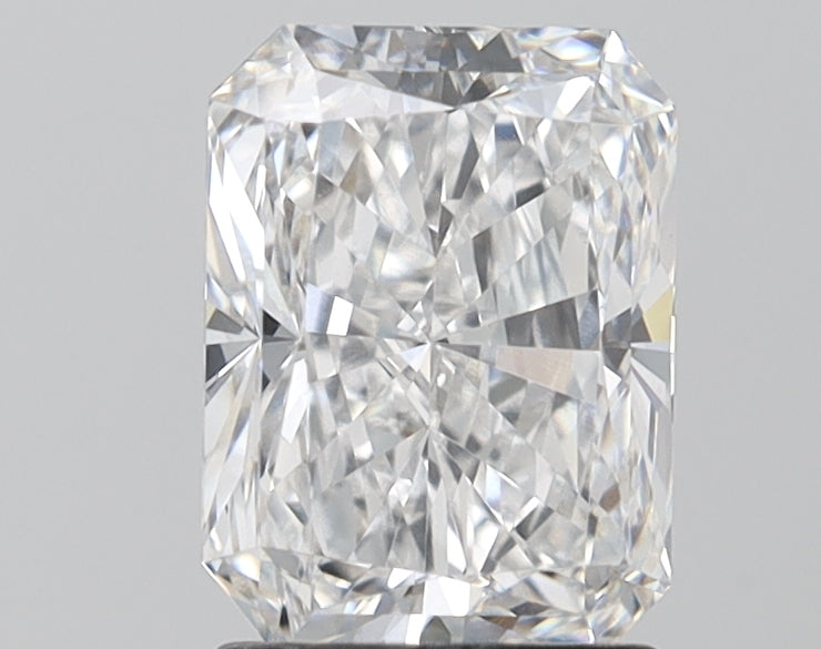 1.92 Carat Radiant Lab Diamond with  Cut Diamond in 14KT  view 1
