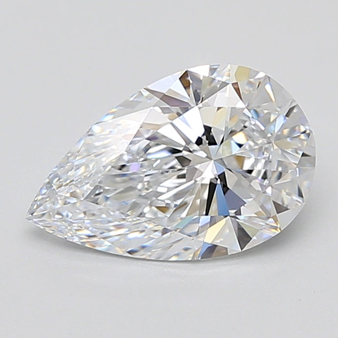 1.82 Carat Pear Lab Diamond with  Cut Diamond in 14KT  view 1
