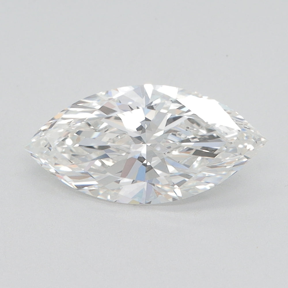 1.22 Carat Marquise Lab Diamond with  Cut Diamond in 14KT  view 1
