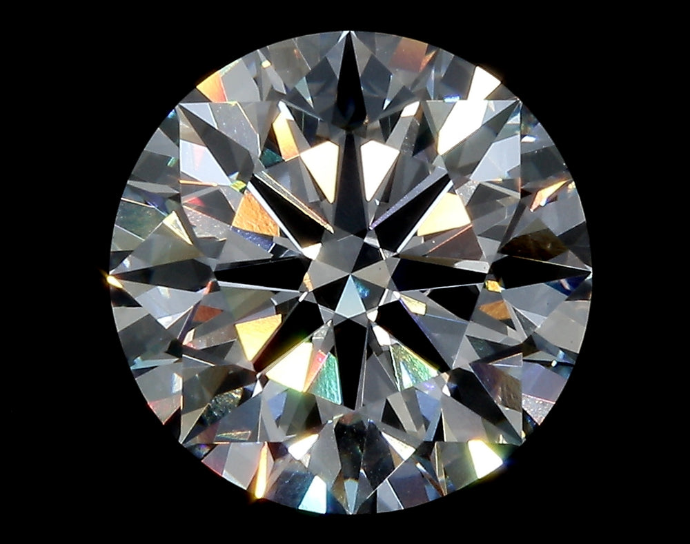 1.5 Carat Round Lab Diamond with  Cut Diamond in 14KT  view 1
