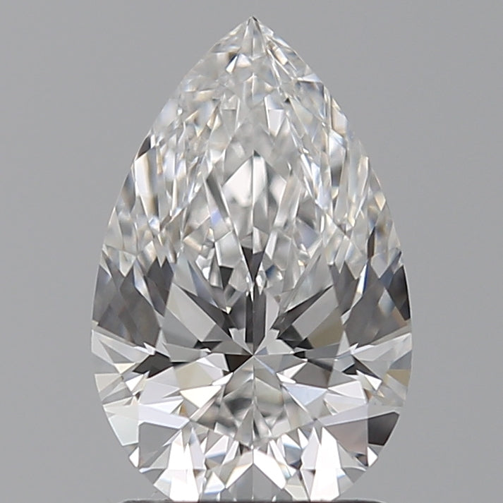 1.54 Carat Pear Lab Diamond with  Cut Diamond in 14KT  view 1
