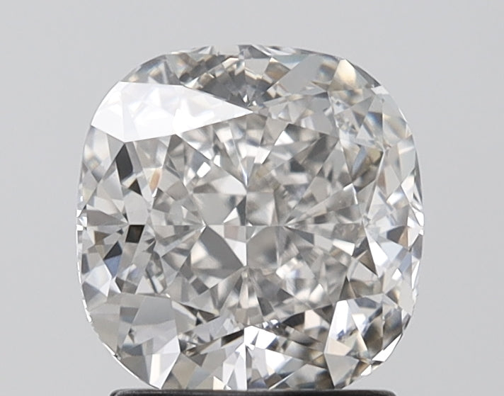 2.01 Carat Cushion Lab Diamond with  Cut Diamond in 14KT  view 1
