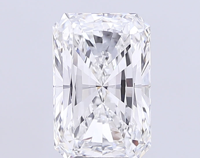 4.51 Carat Radiant Lab Diamond with  Cut Diamond in 14KT  view 1
