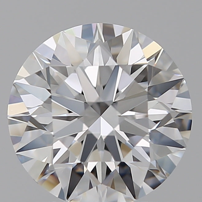 1.59 Carat Round Lab Diamond with  Cut Diamond in 14KT  view 1

