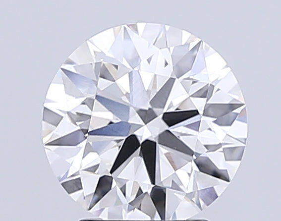 3.02 Carat Round Lab Diamond with  Cut Diamond in 14KT  view 1
