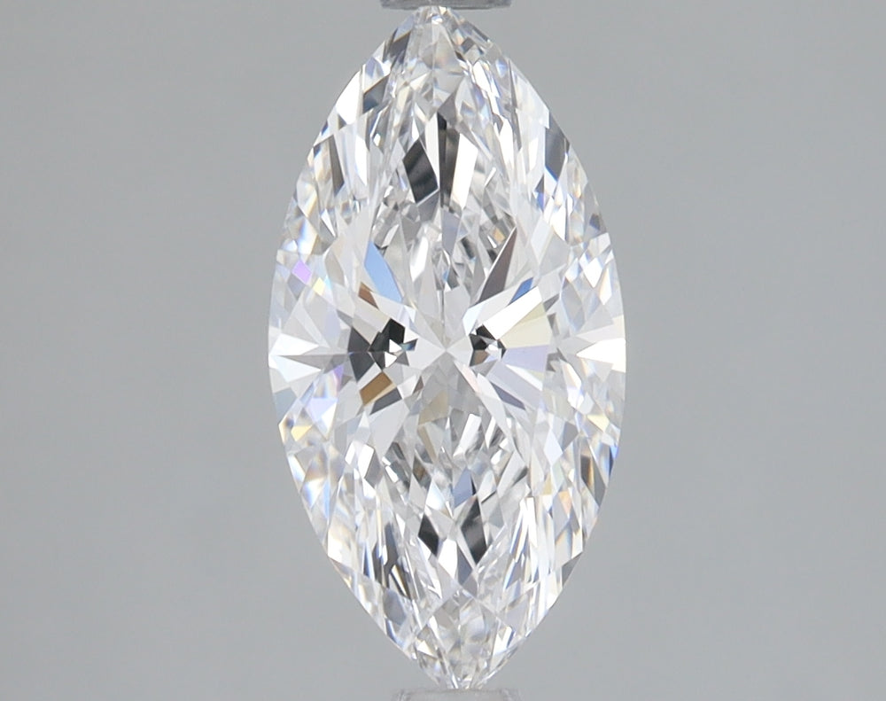 1.5 Carat Marquise Lab Diamond with  Cut Diamond in 14KT  view 1
