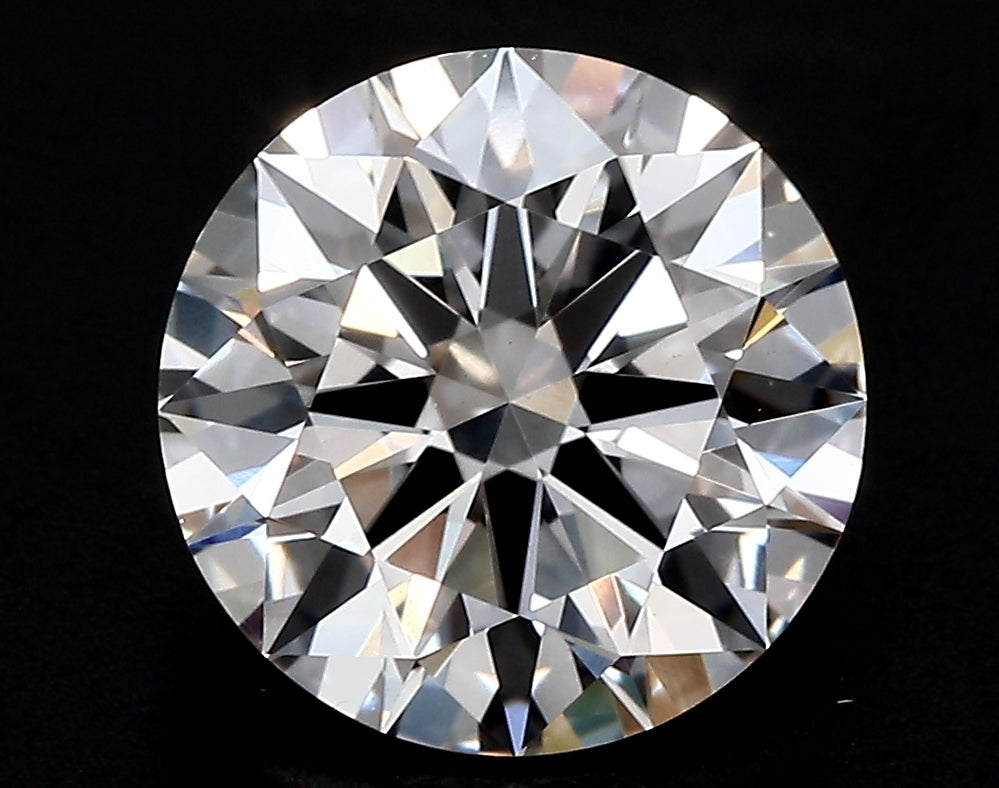 4.56 Carat Round Lab Diamond with  Cut Diamond in 14KT  view 1
