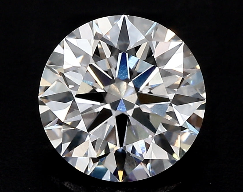 4.01 Carat Round Lab Diamond with  Cut Diamond in 14KT  view 1

