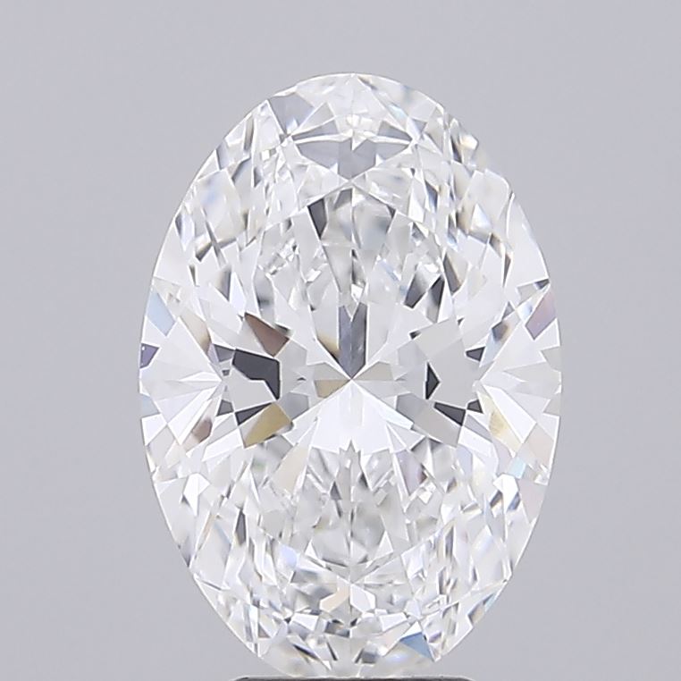 0.95 Carat Oval Lab Diamond with  Cut Diamond in 14KT  view 1
