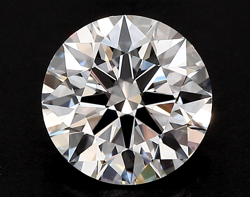 3.57 Carat Round Lab Diamond with  Cut Diamond in 14KT  view 1
