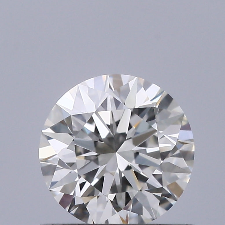 0.55 Carat Round Natural Diamond with  Cut Diamond in 14KT  view 1
