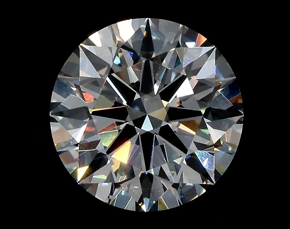 1.72 Carat Round Lab Diamond with  Cut Diamond in 14KT  view 1
