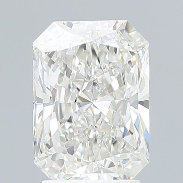 2.6 Carat Radiant Lab Diamond with  Cut Diamond in 14KT  view 1
