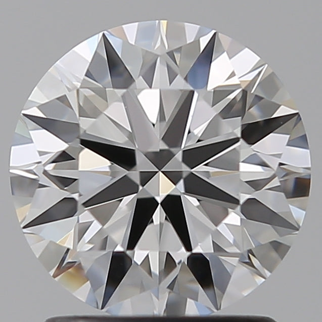 1.51 Carat Round Lab Diamond with  Cut Diamond in 14KT  view 1
