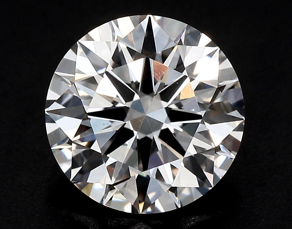 4.0 Carat Round Lab Diamond with  Cut Diamond in 14KT  view 1
