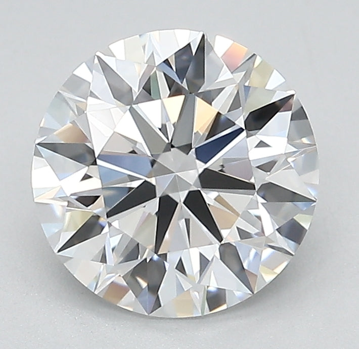 2.04 Carat Round Lab Diamond with  Cut Diamond in 14KT  view 1
