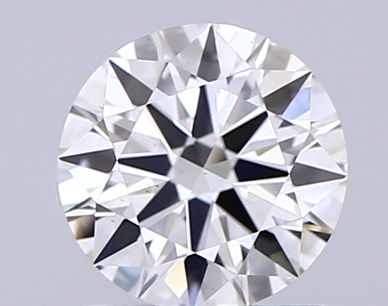 0.9 Carat Round Lab Diamond with  Cut Diamond in 14KT  view 1
