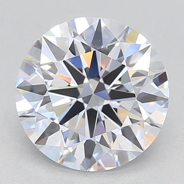 2.07 Carat Round Lab Diamond with  Cut Diamond in 14KT  view 1
