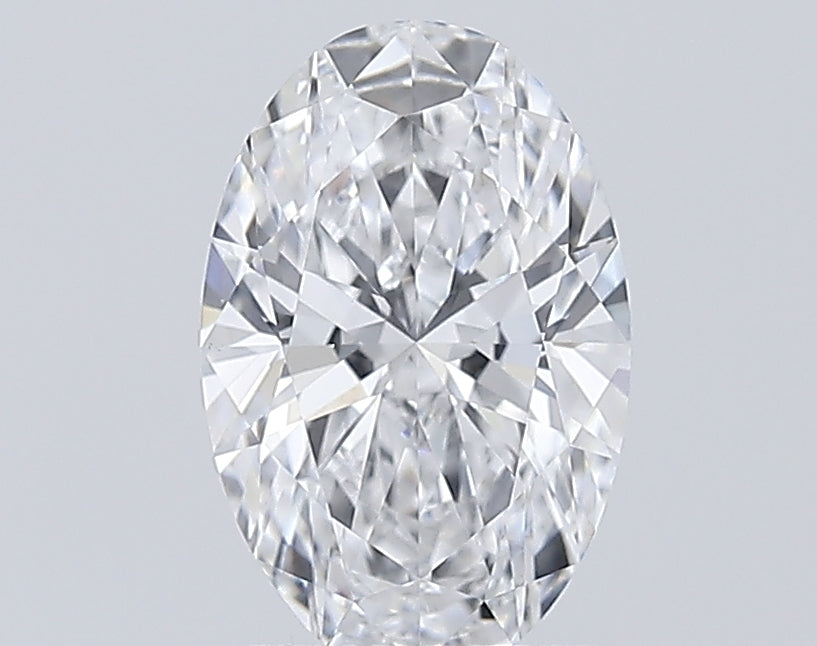 1.53 Carat Oval Lab Diamond with  Cut Diamond in 14KT  view 1

