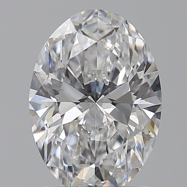 1.51 Carat Oval Lab Diamond with  Cut Diamond in 14KT  view 1
