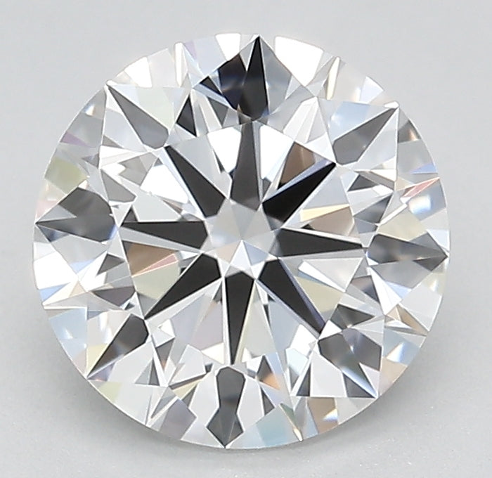 1.92 Carat Round Lab Diamond with  Cut Diamond in 14KT  view 1
