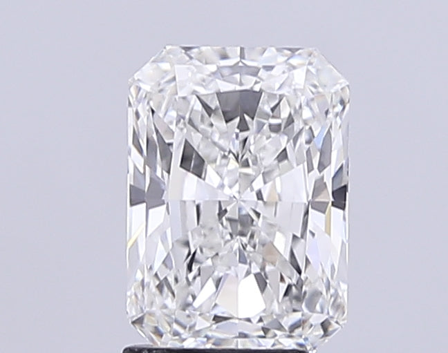 3.02 Carat Radiant Lab Diamond with  Cut Diamond in 14KT  view 1
