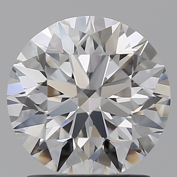 1.5 Carat Round Lab Diamond with  Cut Diamond in 14KT  view 1
