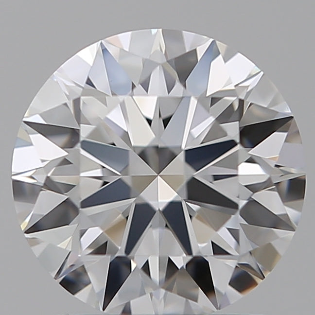 1.27 Carat Round Lab Diamond with  Cut Diamond in 14KT  view 1
