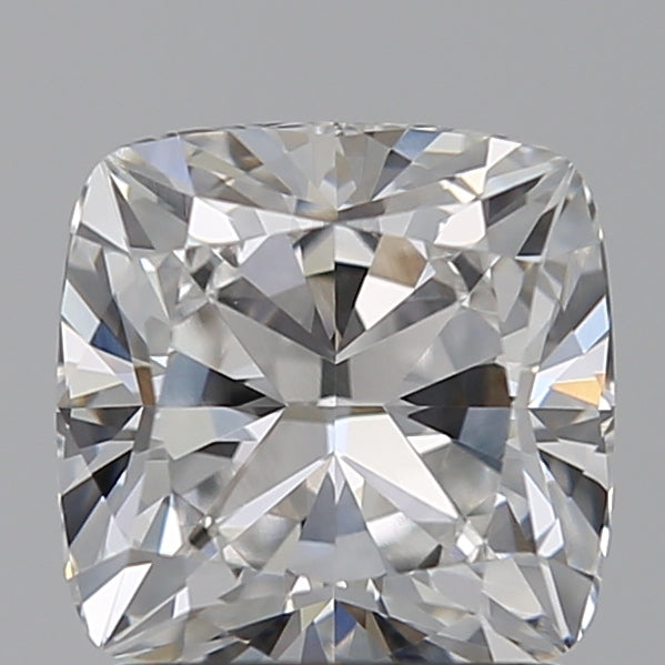 1.51 Carat Cushion Lab Diamond with  Cut Diamond in 14KT  view 1
