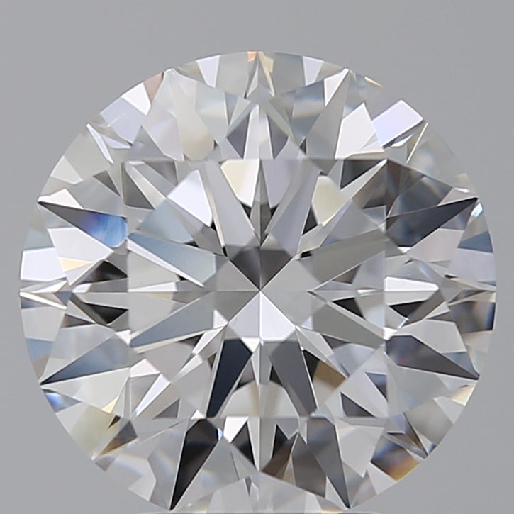 4.1 Carat Round Lab Diamond with  Cut Diamond in 14KT  view 1
