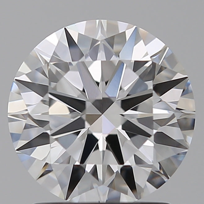 1.57 Carat Round Lab Diamond with  Cut Diamond in 14KT  view 1
