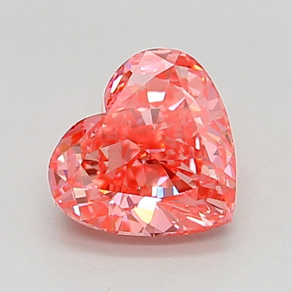 1.72 Carat Heart Lab Diamond with  Cut Diamond in 14KT  view 1
