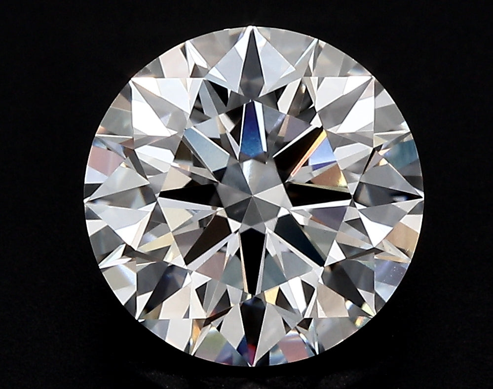 1.5 Carat Round Lab Diamond with  Cut Diamond in 14KT  view 1
