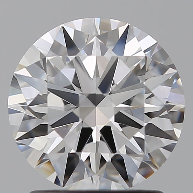 1.5 Carat Round Lab Diamond with  Cut Diamond in 14KT  view 1
