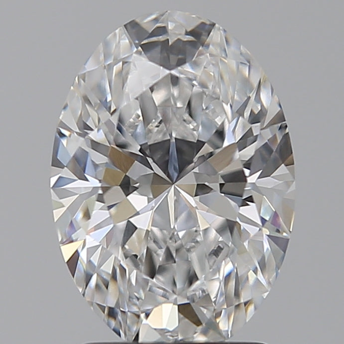 2.01 Carat Oval Lab Diamond with  Cut Diamond in 14KT  view 1
