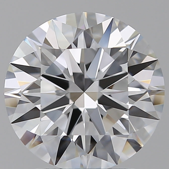 2.25 Carat Round Lab Diamond with  Cut Diamond in 14KT  view 1
