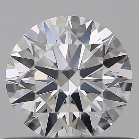 0.55 Carat Round Lab Diamond with  Cut Diamond in 14KT  view 1
