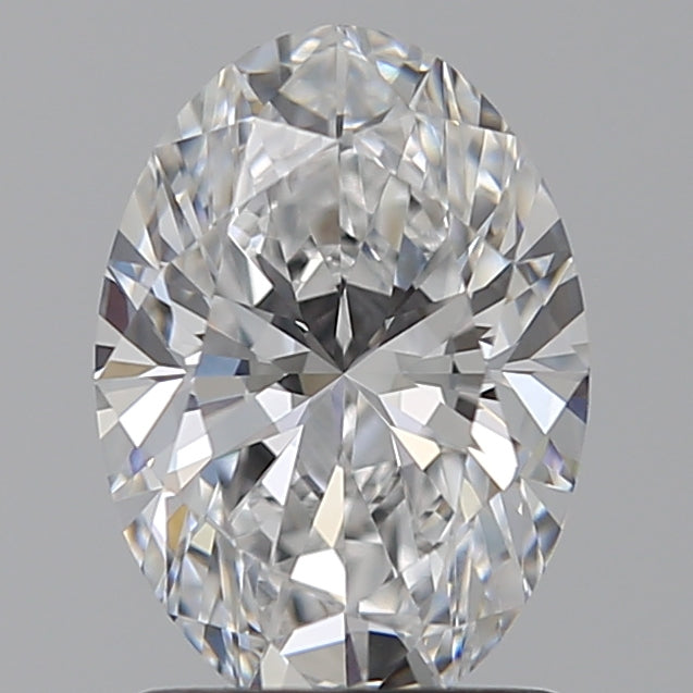 1.5 Carat Oval Lab Diamond with  Cut Diamond in 14KT  view 1
