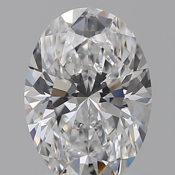 1.09 Carat Oval Lab Diamond with  Cut Diamond in 14KT  view 1
