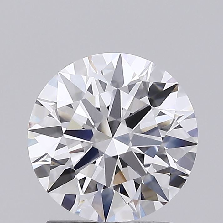 5.01 Carat Round Lab Diamond with  Cut Diamond in 14KT  view 1
