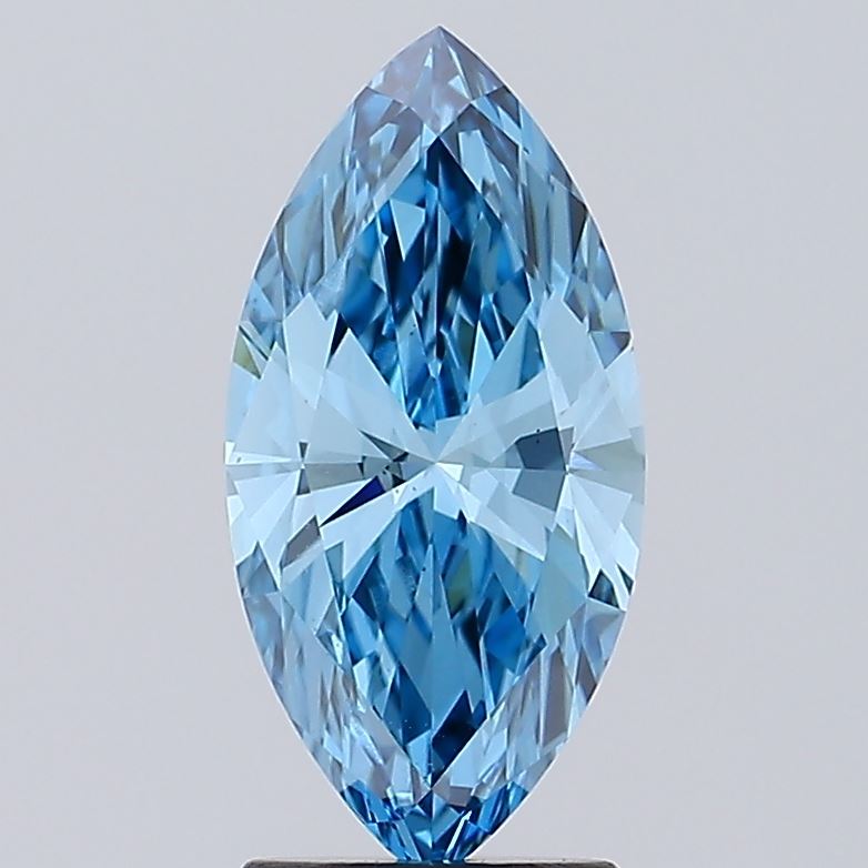 1.97 Carat Marquise Lab Diamond with  Cut Diamond in 14KT  view 1
