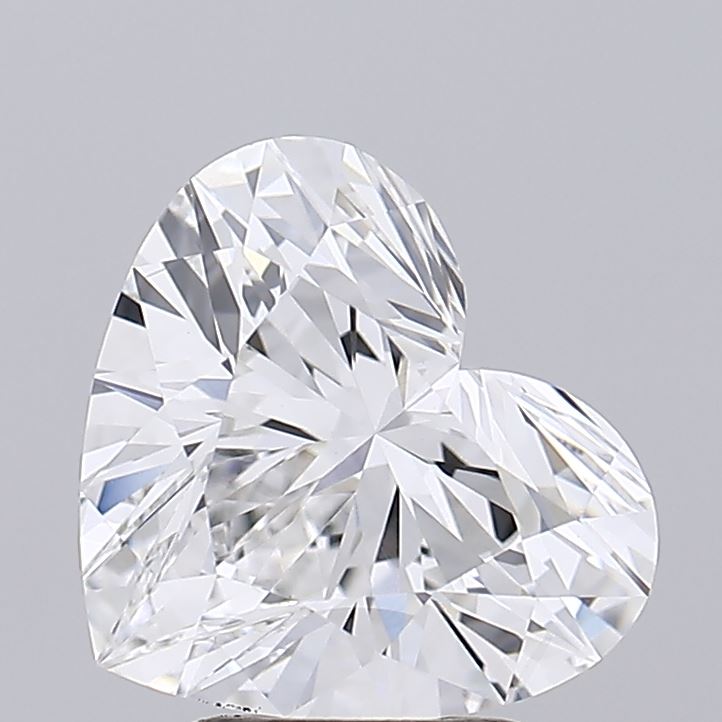 2.08 Carat Heart Lab Diamond with  Cut Diamond in 14KT  view 1
