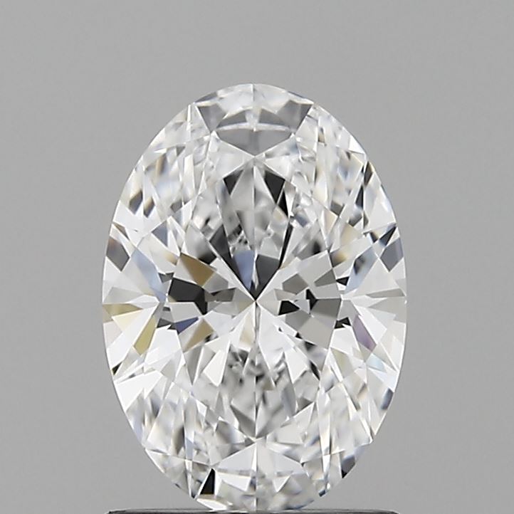 1.14 Carat Oval Lab Diamond with  Cut Diamond in 14KT  view 1
