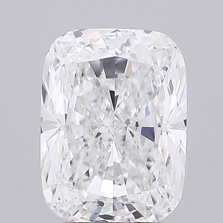 3.09 Carat Cushion Lab Diamond with  Cut Diamond in 14KT  view 1
